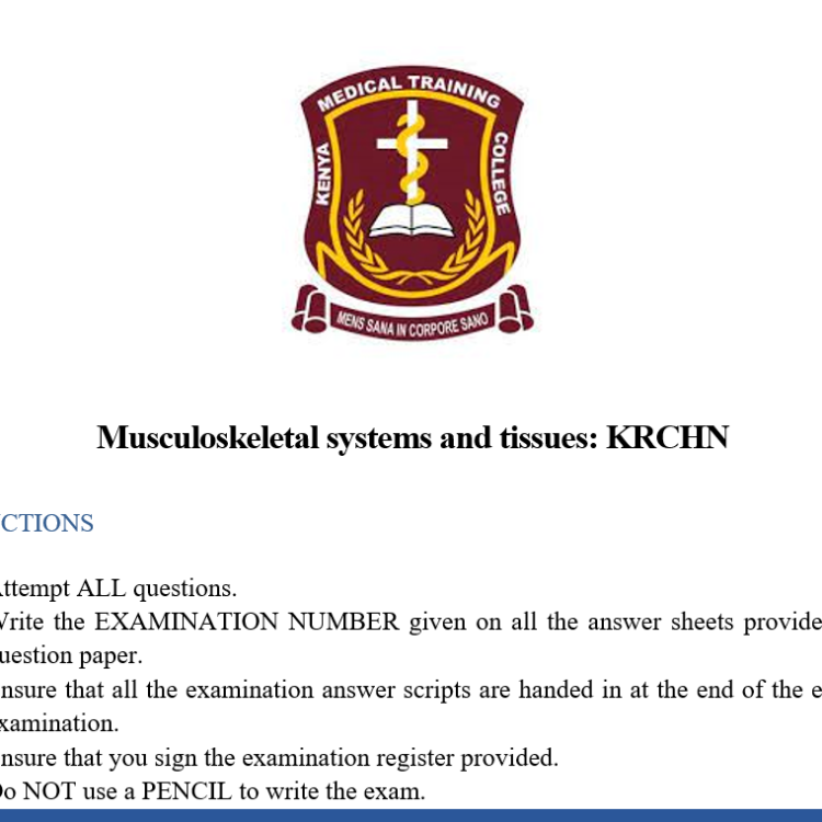 Musculoskeletal systems and tissues: KRCHN