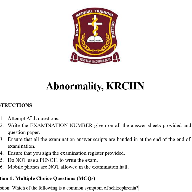 Abnormality, KRCHN
