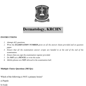 Dermatology, KRCHN