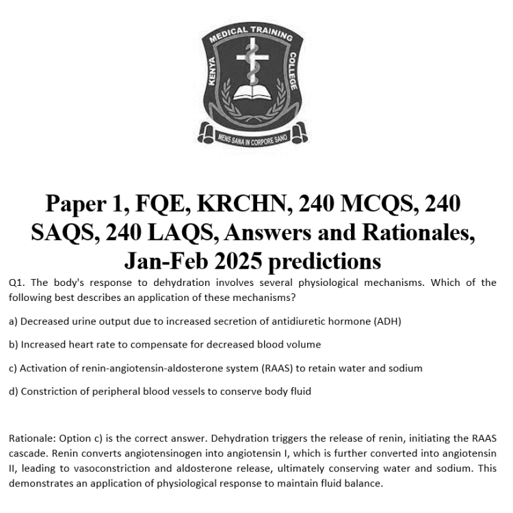 Paper 1, FQE, KRCHN, 240 MCQS, 240 SAQS, 240 LAQS, Answers and Rationales, Jan-Feb 2025 predictions