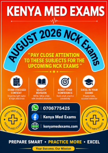Read more about the article Pay Close Attention to These Subjects for the Upcoming August, 2026 NCK Exams.