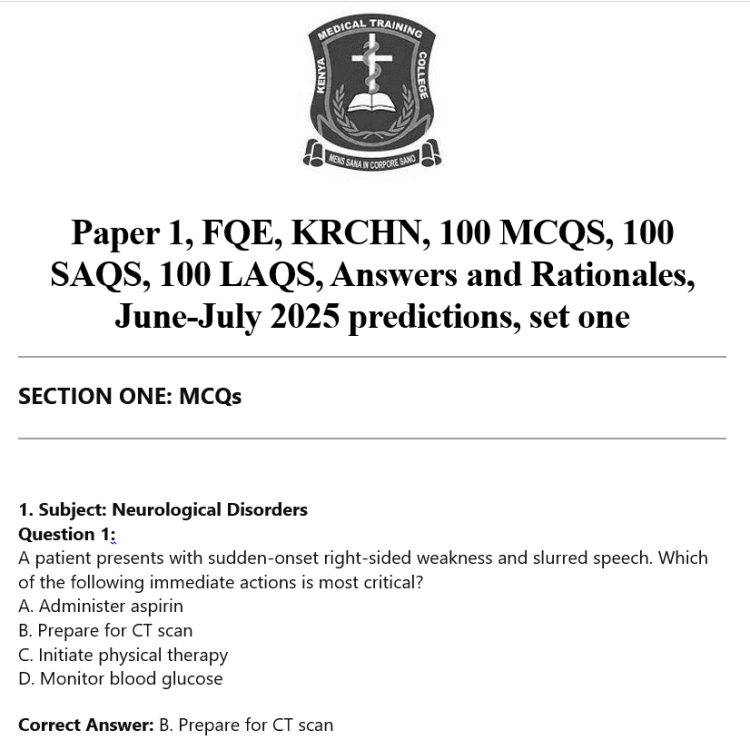 Paper 1, FQE, KRCHN, 100 MCQS, 100 SAQS, 100 LAQS, Answers and Rationales, June-July 2025 predictions, set one