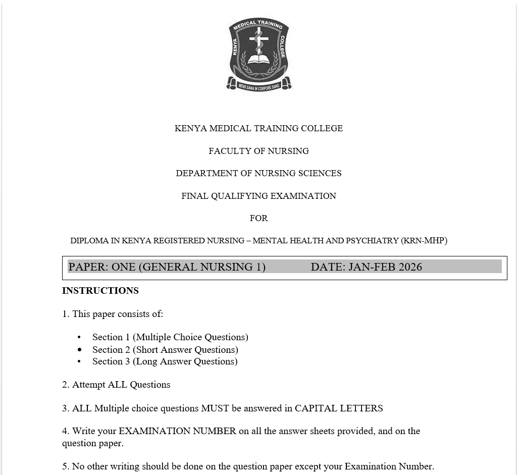 Paper 1(General Nursing 1), FQE, Diploma, KRN-MHP, 100 MCQS, 100 SAQS, 100 LAQS, Answers and Rationales, Jan-Feb 2026 predictions