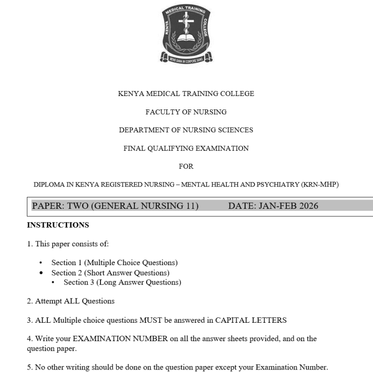 Paper 2(General Nursing 2), FQE, Diploma, KRN-MHP, 100 MCQS, 100 SAQS, 100 LAQS, Answers and Rationales, Jan-Feb 2026 predictions