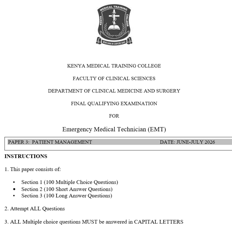 PAPER 3 PATIENT MANAGEMENT, 100 MCQs, 100 SAQs, 100 LAQs, Answers and Rationales, June–July 2026 FQEs predictions